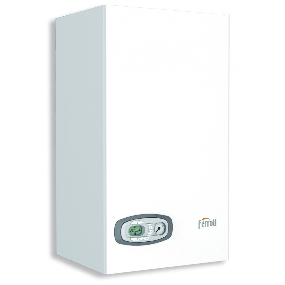 Котел газовый Ferroli Vitatech D F24 настенный, 2 конт., закр. кам. сгор.